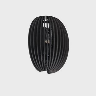 Blij Design Wandlamp Swan H 27 cm zwart