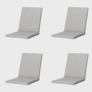 Madison - Stapelstoelkussen Panama linnen - Ca. 97x49 cm - Set van 4