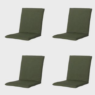 Madison - Stapelstoelkussen Panama green - Ca. 97x49 cm - Set van 4