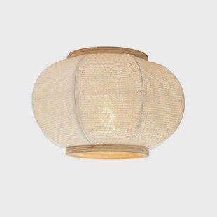 QAZQA Oosterse plafondlamp naturel - Rob