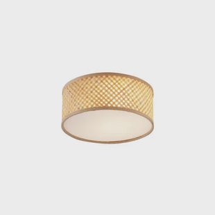 QAZQA Oosterse plafondlamp bamboe naturel 30cm - Tremmo