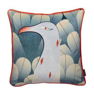 MOOOI Calligraphy Bird Sierkussen - 50x50 | 20x20 Inch cm - Multi