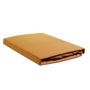 Ambiante Katoen - Splittopper Hoeslaken - 140x200 - Oker