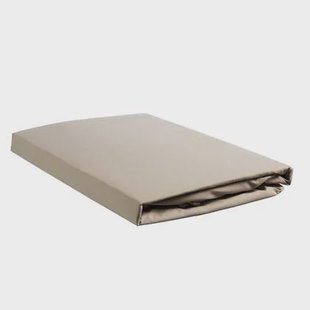 Ambiante Katoen - Splittopper Hoeslaken - 140x200 - Taupe
