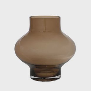 Vase The World - Ruvuma M taupe Ø28 x H28 cm