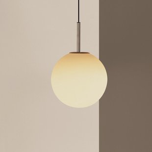 Audo Copenhagen Audo TR Bulb, hanglamp, 1-lamp, staal, glas, wit