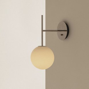 Audo Copenhagen Audo TR Bulb Suspended wandlamp, stekker, grijs/wit