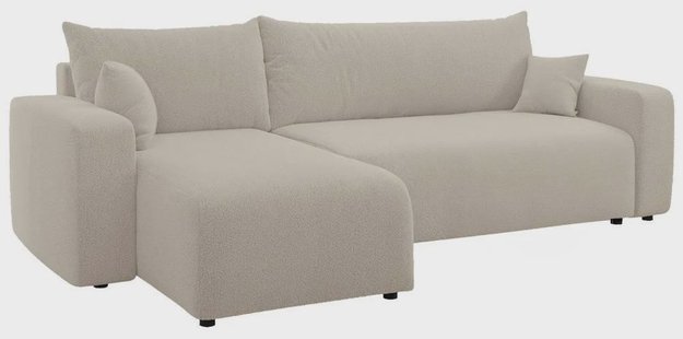 Hoekslaapbank Rosco links/rechts bouclé | NADUVI Collection