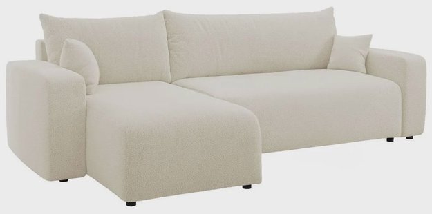 Hoekslaapbank Rosco links/rechts bouclé | NADUVI Collection