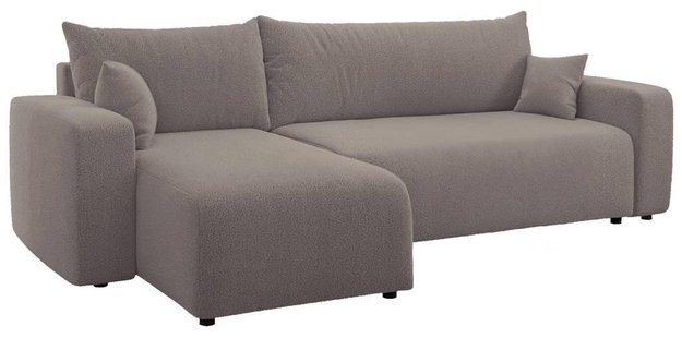 Hoekslaapbank Rosco links/rechts bouclé | NADUVI Collection