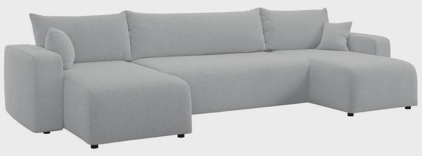 U-slaapbank Rosco bouclé | NADUVI Collection