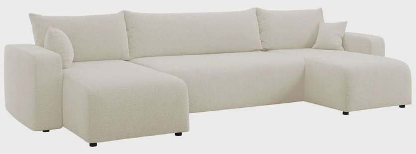 U-slaapbank Rosco bouclé | NADUVI Collection