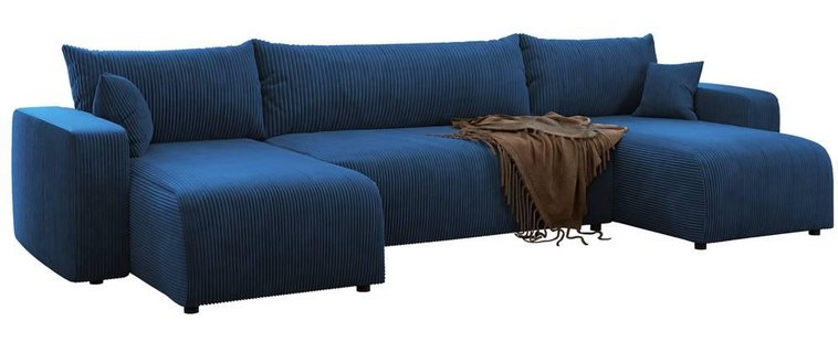 U-slaapbank Rosco ribstof | NADUVI Collection