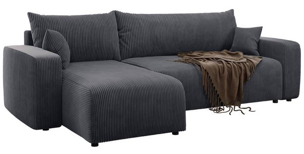 Hoekslaapbank Rosco links/rechts ribstof | NADUVI Collection