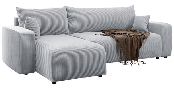 Hoekslaapbank Rosco links/rechts ribstof | NADUVI Collection