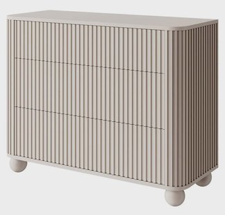 Ladekast Nove drie laden bolle poten | NADUVI Collection