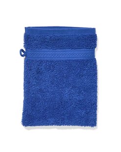 HEMA Washand 16x21cm zware kwaliteit kobaltblauw (kobaltblauw)