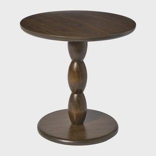 Bijzettafel Anna - bruin - ø40x40 cm