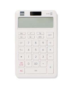 HEMA Bureaurekenmachine wit