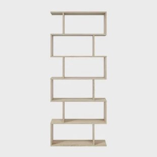Calicosy - Boekenkast mit 6 compartimenten ATHENA - H192cm - Eikenlook Calicosy - Boekenkast mit 6 compartimenten ATHENA - H192cm - Eikenlook