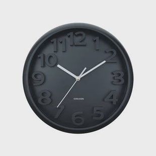 Karlsson - Wall Clock Elevated Classic Numbers