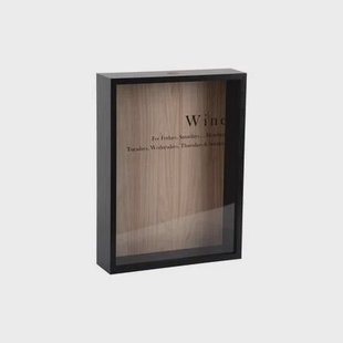 Present Time Wanddecoratie Momentum Box - Zwart - 8x30x40cm Present Time Wanddecoratie Momentum Box - Zwart - 8x30x40cm