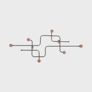 Present Time Kapstok Metro - Lichtgrijs - 60.5x4x26.5cm