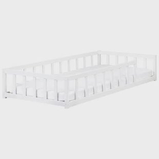 Beliani - MEYMAC - Kinderbed - Wit - 90 x 200 cm - Dennenhout