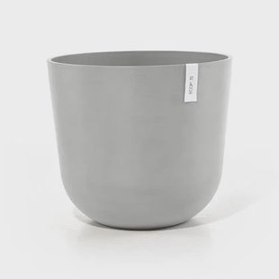 Ecopots Oslo Bloempot Ø 55 cm - Witgrijs