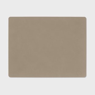 LIND DNA Corduroy placemat square L Clay Brown