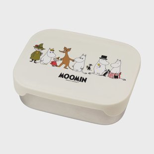 Rätt Start Moomin Family lunchbox blik 13x17 cm Beige