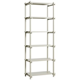 Hay Woody Column High Stellingkast Beuken Frame Smokey Grey