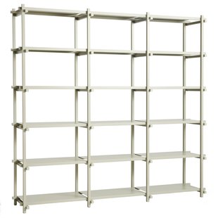 Hay Woody High Stellingkast Grijs Beuken Smokey Grey