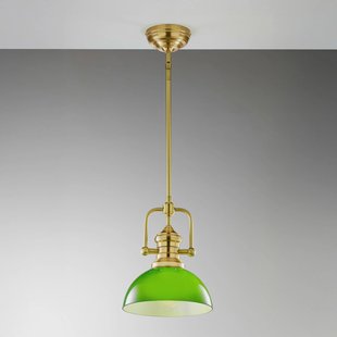 Jupiter Hanglamp Platino, goud/groen, glas, 1-lamp, E27
