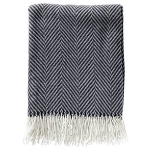 Dutch Decor plaid JOSEFIEN - 140x180 cm Charcoal Gray