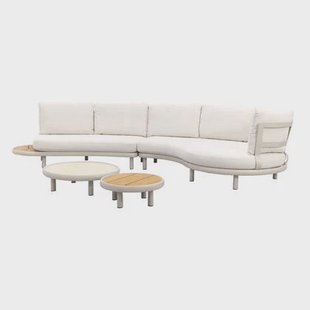 VDG Breeze organische loungeset (L|R) - Naturel|Mokka