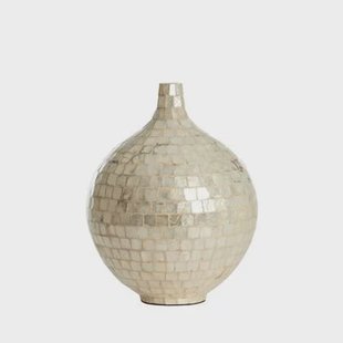 Light & Living Vaas Elorza - Crème - Ø28cm