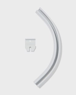 HEMA Railverbinder met bocht wit (wit)