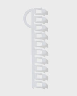 HEMA Glijders voor U-rails wit - 10 stuks (wit)