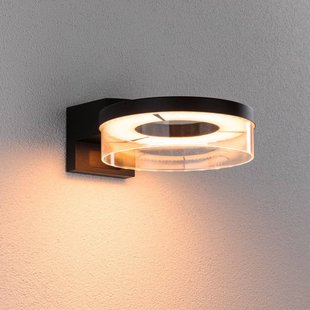 Paulmann LED wandlamp Capera, antraciet, CCT, IP44