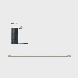 Paulmann stekker & Shine kabel 94277, 10 m, 1 uitgang
