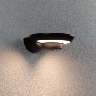 Paulmann LED buiten wandlamp Bordola, sensor, antraciet