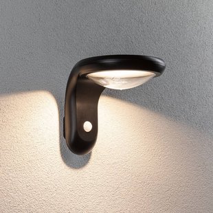 Paulmann LED buiten wandlamp Diskola, sensor, antraciet