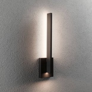 Paulmann LED buiten wandlamp Levka, antraciet, 49 cm aluminium IP44