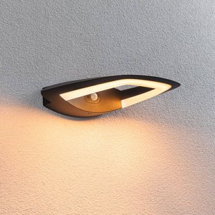 Paulmann LED buiten wandlamp Akena, 2.200 K, antraciet