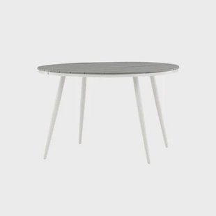 Nest outdoor Aaron Ronde Polywood Tuintafel - Wit