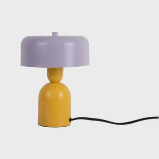 Leitmotiv - Tafellamp Double Funky - Bright yellow & soft purple