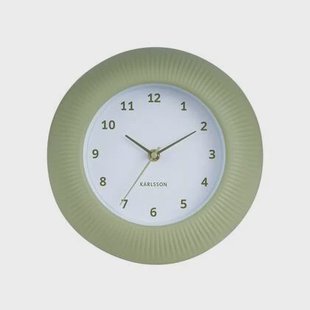 Karlsson Wandklok Tender Rib - Theegroen - Ø25cm