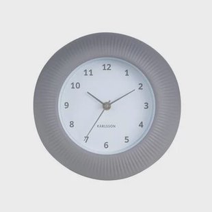 Karlsson Wandklok Tender Rib - Warmgrijs - Ø25cm