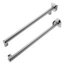 Shothouder Geesa tbv Urinoirschot (Set van 2 Stuks) Chroom